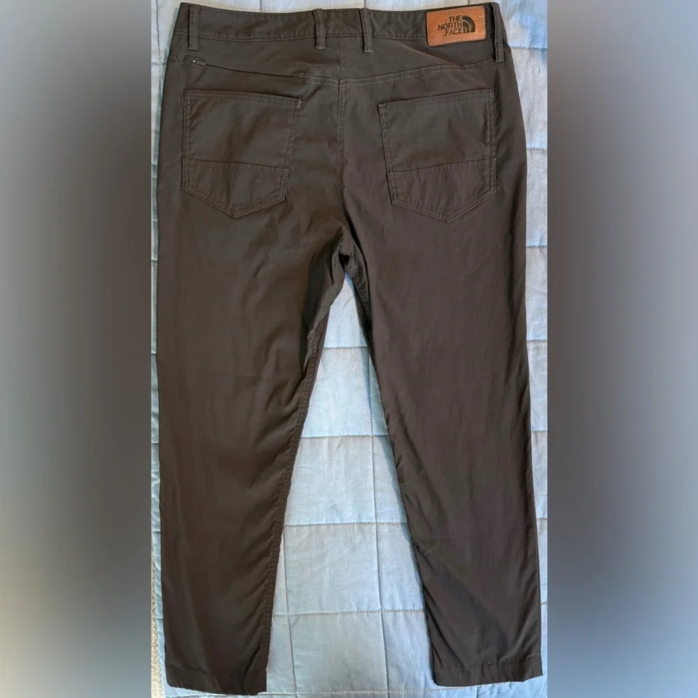 The North Face Mens Pants 32 Brown Hiking Outdoor Stretch 26 Inseam